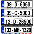Number plate surrounds
