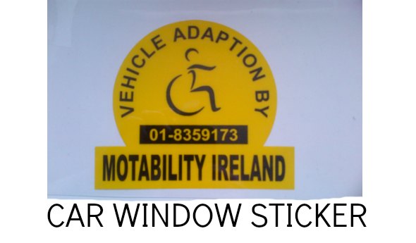 CAR DEALER BACK WINDOW STICKER