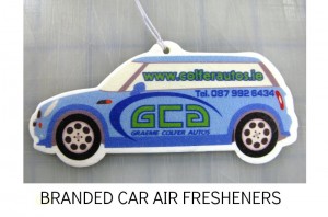 BRANDED CAR AIR FRESHENERS